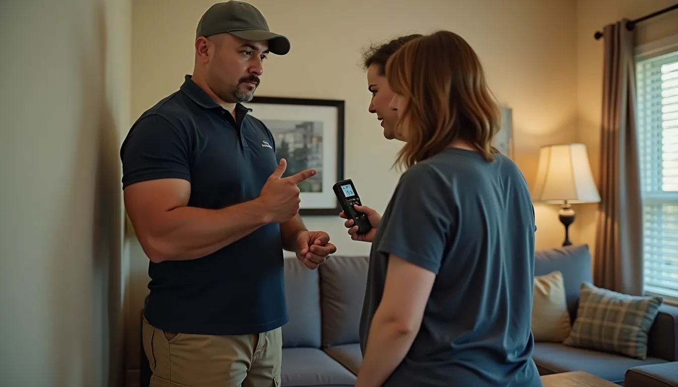 Water damage restoration service